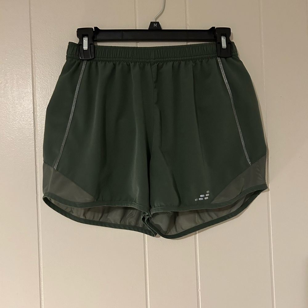 Women's Green Athletic Shorts